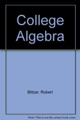 College Algebra 9780536729651