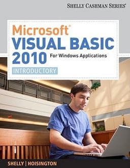 Microsoft® Visual Basic 2010 or Windows Applications 9780538468459