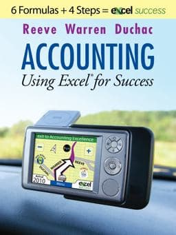 Accounting Using Excel for Success 9780538480710