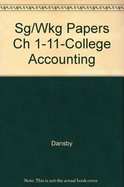 College Accounting 9780538856980