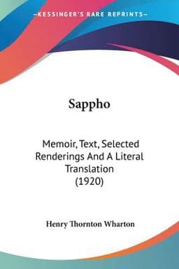 Sappho 9780548790625