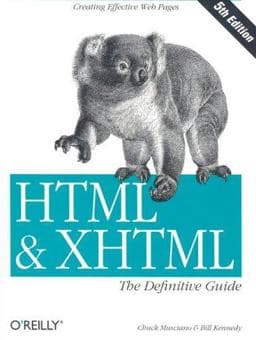 HTML and XHTML 9780596003821