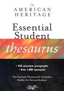 The American Heritage Essential Student Thesaurus 9780618280179
