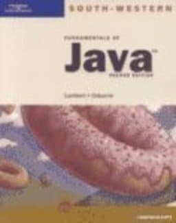 Fundamentals of Java 9780619059637