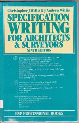 Specification Writing 9780632019984