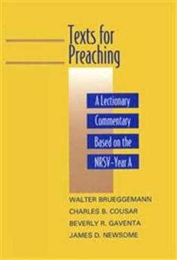 Texts for Preaching - Year A 9780664239169