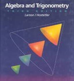 Algebra and Trigonometry 9780669282986