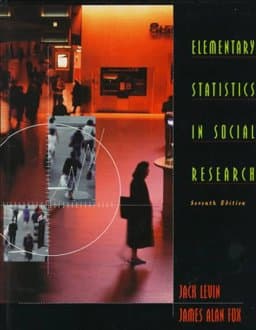 Elementary Statistics in Social Research 9780673981172