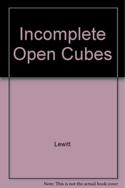 Incomplete Open Cubes 9780686467731