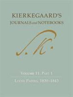 Kierkegaard's Journals and Notebooks, Volume 11, Part 2 9780691197302