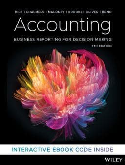 Accounting: Business Reporting for Decision Making, 7th Edition 9780730369325