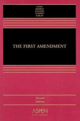 The First Amendment 9780735529298