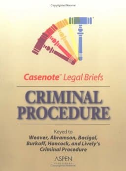 Criminal Procedures 9780735543614