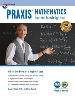 Praxis Mathematics: Content Knowledge (5161) Book + Online 9780738612126