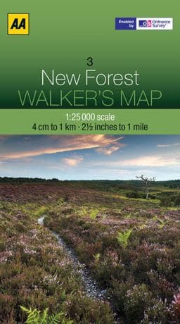 Walker's Map New Forest 9780749573263