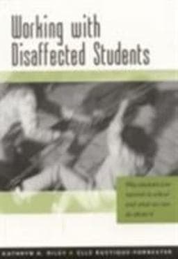 Working with Disaffected Students 9780761940784