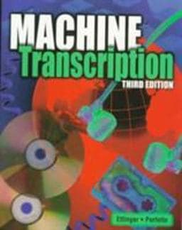 Machine Transcription: Applied Language Skills 9780763801380