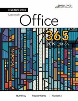 Benchmark Series: Microsoft Office 365, 2019 Edition 9780763887124