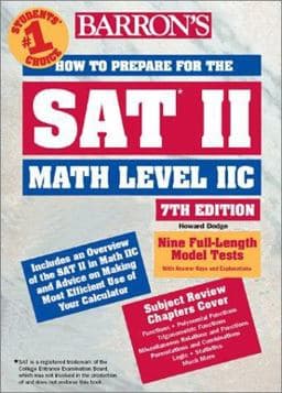 How to Prepare for SAT II Math Level II C 9780764120190