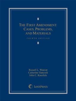 The First Amendment 9780769891309