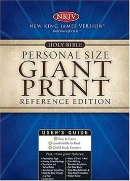 Holy Bible Personal Size Giant Print Reference Edition 9780785257912