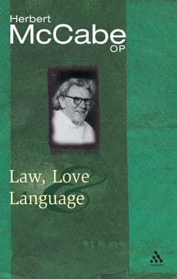 Law, Love and Language 9780826472984