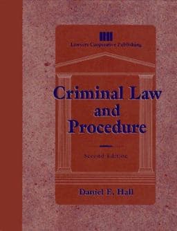 Criminal Law and Procedure 9780827367029