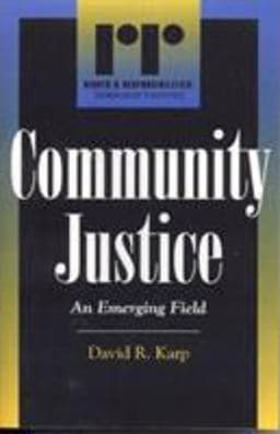 Community Justice 9780847690848
