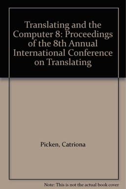 Translating and the Computer 8 9780851422183