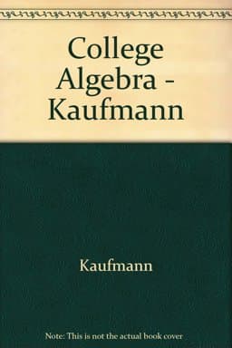 College Algebra 9780871501097
