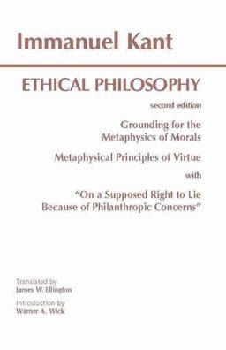 Ethical Philosophy 9780872203211