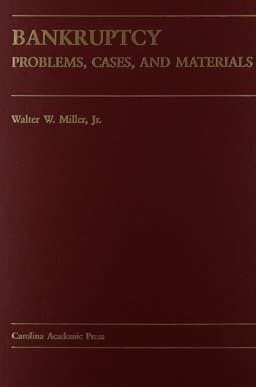 Bankruptcy 9780890891117