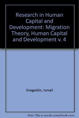 Research in Human Capital and Development 9780892324163