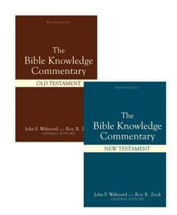 Bible Knowledge Commentary (2 Volume Set) 9780896938007