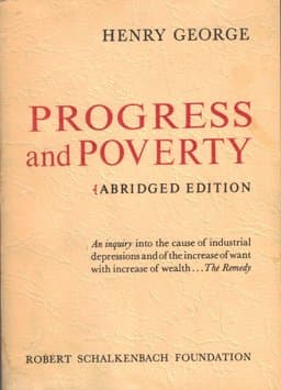Progress And Poverty 9780911312102