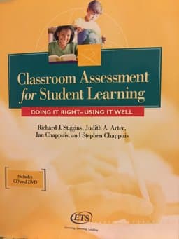 Classroom Assessment for Student Learning 9780965510158