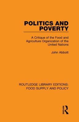 Politics and Poverty 9781000124217