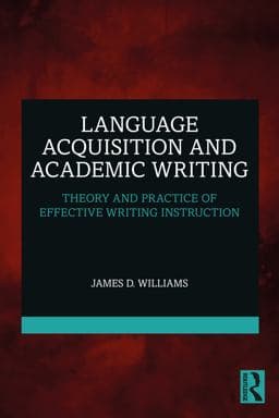 Language Acquisition and Academic Writing 9781032321509