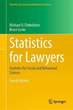 Statistics for Lawyers 9781071641552