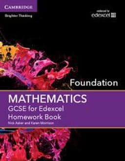 GCSE Mathematics for Edexcel Foundation Homework Book 9781107496859