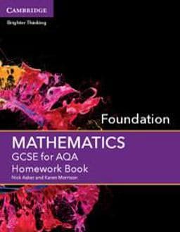 Mathematics GCSE for AQA- Foundation 9781107496910