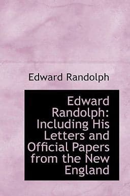 Edward Randolph 9781110005857
