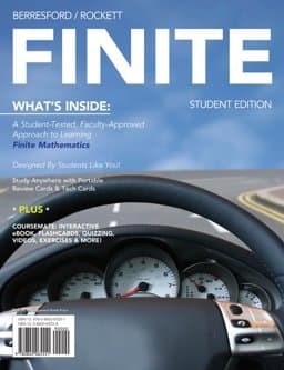 Bundle: Finite (with Mathematics CourseMate with EBook Printed Access Card) + WebAssign - Start Smart Guide for Students + WebAssign Homework with EBook Printed Access Card for One Term Math and Science 9781111698591