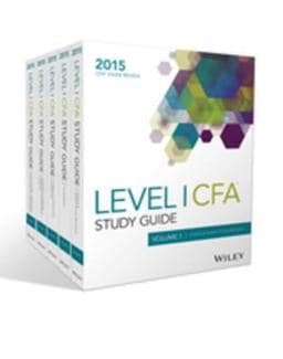 Wiley Study Guide for 2015 Level I CFA Exam: Complete Set 9781119101208