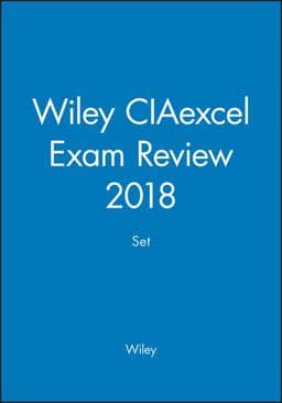 Wiley CIAexcel Exam Review 2018 Set 9781119487326