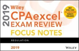 Wiley CPAexcel Exam Review 2019 Focus Notes 9781119519249