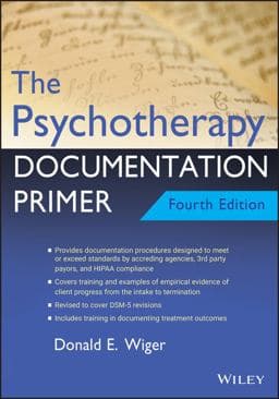 The Psychotherapy Documentation Primer 9781119709848