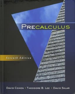 Bundle: Precalculus, 7th + WebAssign - Start Smart Guide for Students + WebAssign Printed Access Card for Cohen/Lee/Sklar's Precalculus, Single-Term, 7th 9781133150992