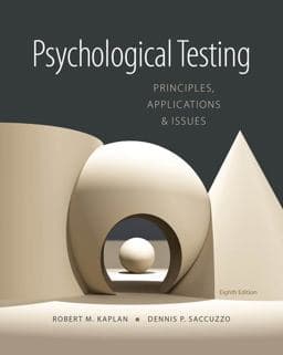 Psychological Testing 9781133492016