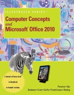 Computer Concepts Brief and Microsoft Office 2010 Illustrated Introductory 9781133611585